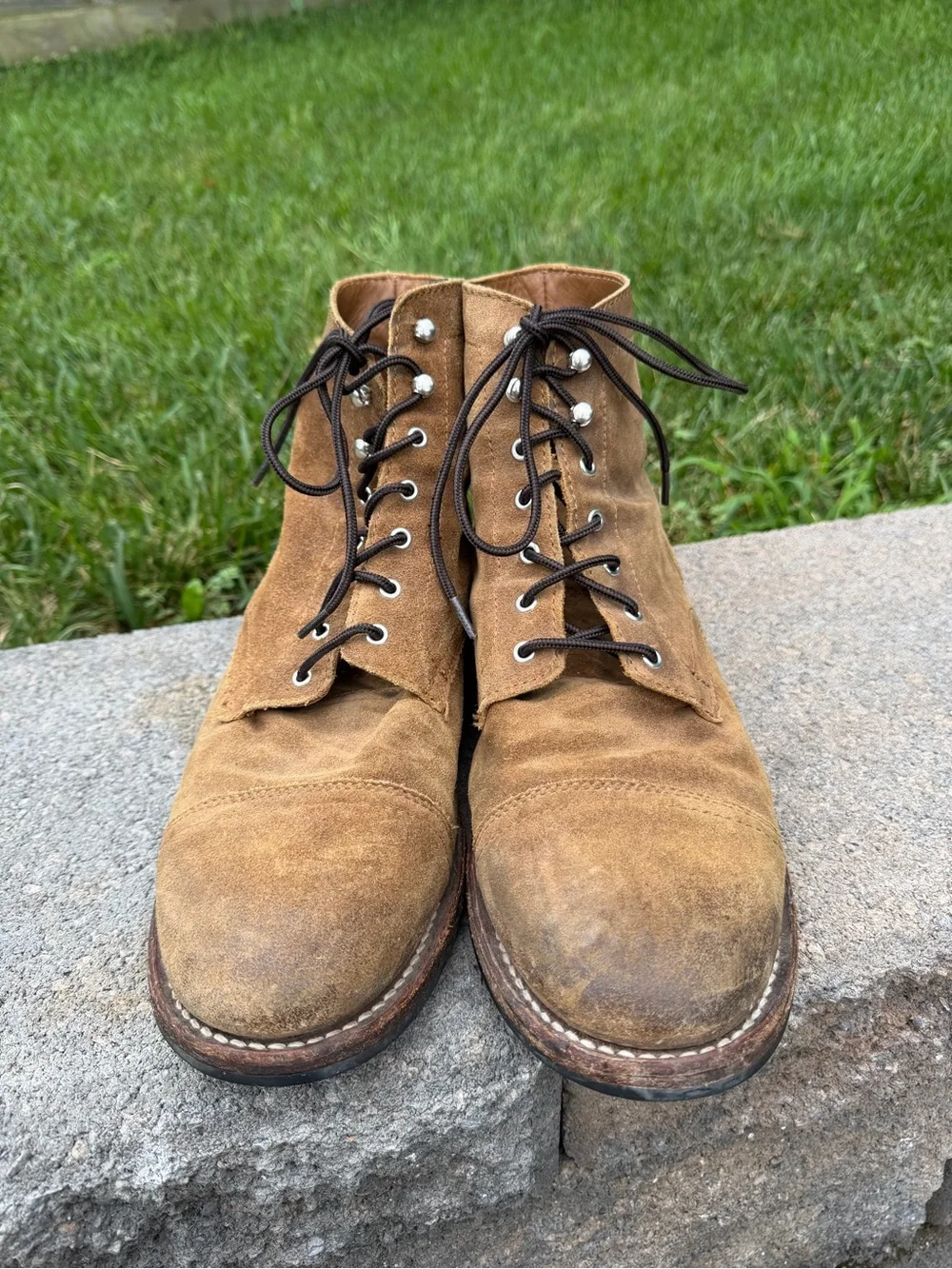 Thursday Boot Co. Men’s Brown Leather Cap Toe Lace-Up Ankle Boots US 13